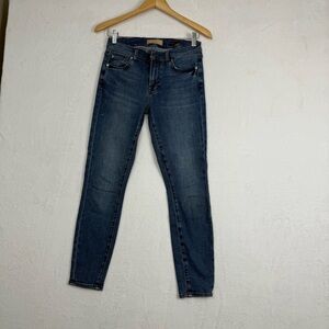 7 For All Mankind Blair Skinny Jeans Size 27 Medium Wash